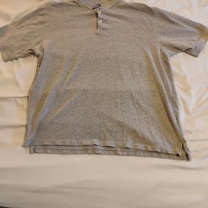Faded Glory Light Gray Polo Shirt